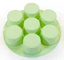 Muitomas Molde para Muffins de Silicona Verde para Air Fryer
