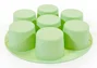 Muitomas Bandeja de Silicona para Muffins para Air Fryer, Verde