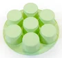 Muitomas Bandeja de Silicona para Muffins para Air Fryer, Verde