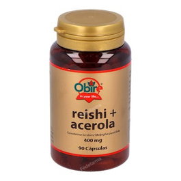 OBIRE Reishi y Acerola 400Mg 90 Cápsulas Vitamina C Sistema Inmune