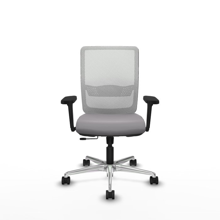 PIQUERAS Y CRESPO Silla de oficina Haches Gris y Blanco PIQUERAS Y CRESPO Silla de oficina Haches Gris y Blanco