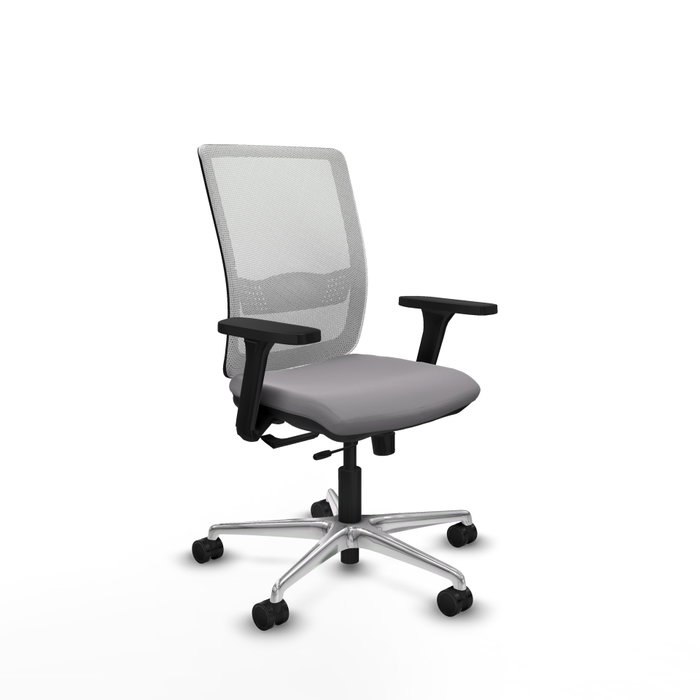PIQUERAS Y CRESPO Silla de oficina Haches Gris y Blanco PIQUERAS Y CRESPO Silla de oficina Haches Gris y Blanco