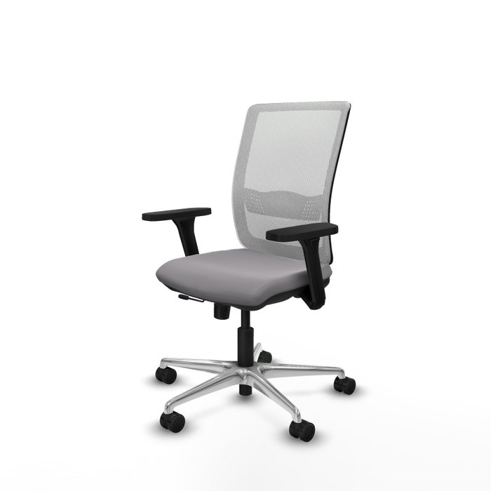 PIQUERAS Y CRESPO Silla de oficina Haches Gris y Blanco PIQUERAS Y CRESPO Silla de oficina Haches Gris y Blanco