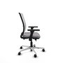 PIQUERAS Y CRESPO Silla de oficina Haches Gris y Blanco