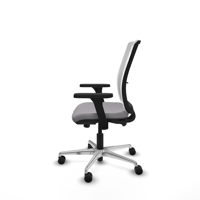 PIQUERAS Y CRESPO Silla de oficina Haches Gris y Blanco PIQUERAS Y CRESPO Silla de oficina Haches Gris y Blanco