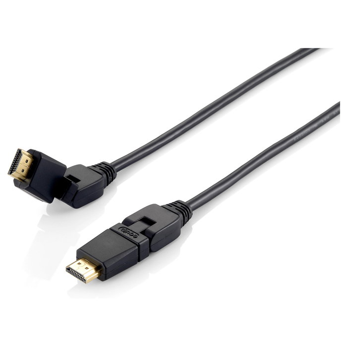 EQUIP Cable HDMI 2.0 Swivel Plug 3m 4K/60Hz