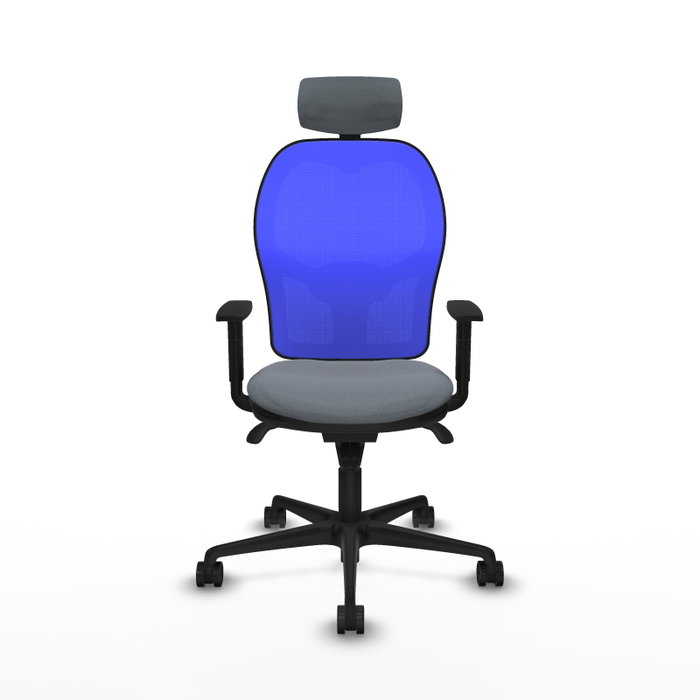 PIQUERAS Y CRESPO Silla de oficina Jorquera Gris y Azul PIQUERAS Y CRESPO Silla de oficina Jorquera Gris y Azul