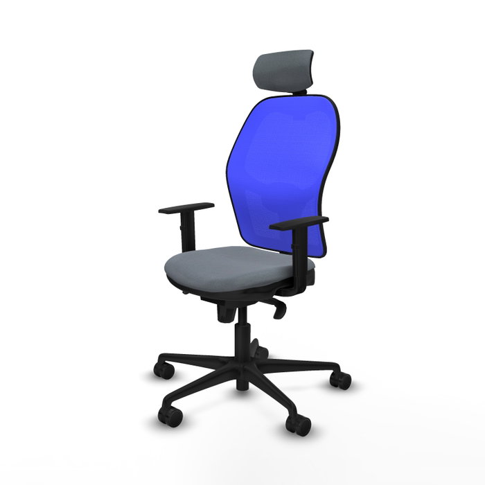 PIQUERAS Y CRESPO Silla de oficina Jorquera Gris y Azul PIQUERAS Y CRESPO Silla de oficina Jorquera Gris y Azul