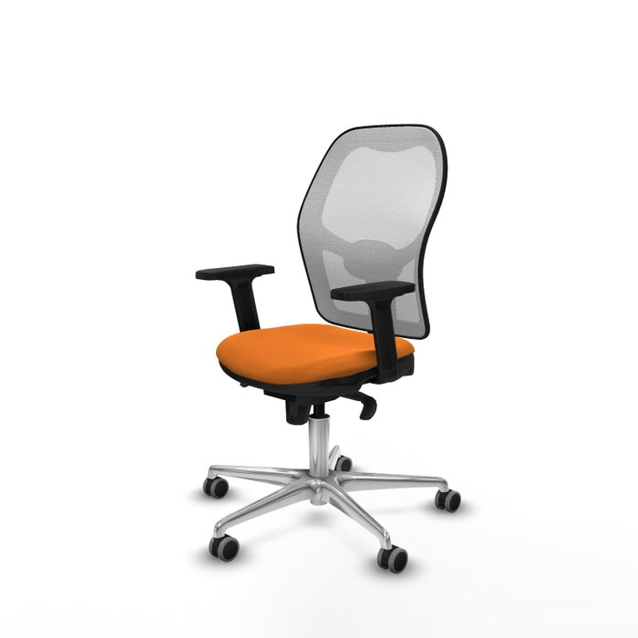PIQUERAS Y CRESPO Silla de oficina Jorquera Naranja y Blanco
