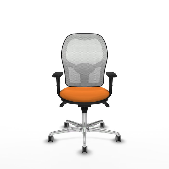 PIQUERAS Y CRESPO Silla de oficina Jorquera Naranja y Blanco