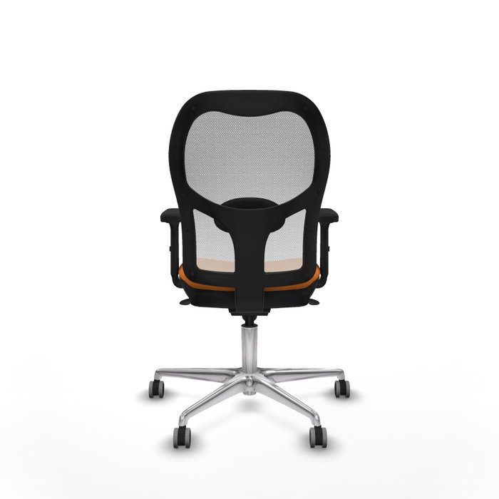 PIQUERAS Y CRESPO Silla de oficina Jorquera Naranja y Blanco