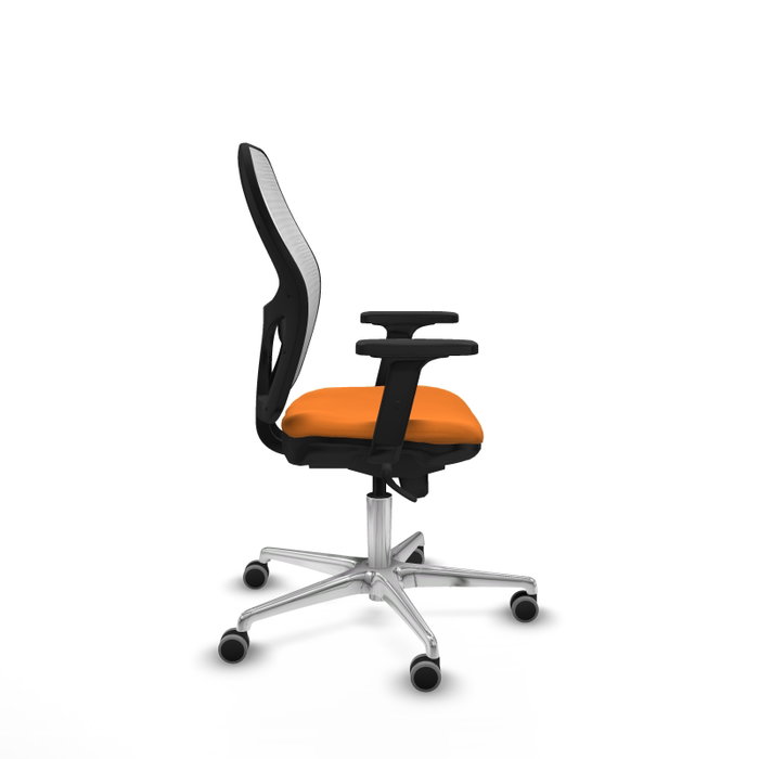 PIQUERAS Y CRESPO Silla de oficina Jorquera Naranja y Blanco