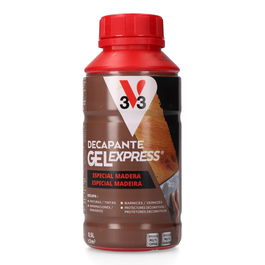 V33 Decapante Gel Express para Madera 500 ml - Decapa Pinturas, Imprimaciones, Barnices y Protectores Decorativos