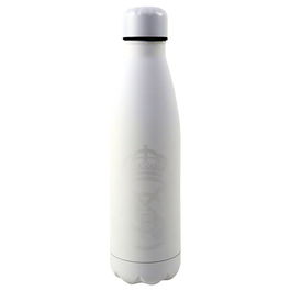 Real Madrid Botella Blanca Acero Inoxidable 600ml