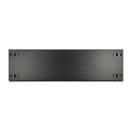 Inter-Tech Placa ciega de 19 pulgadas, negro, 3HE, geklippt