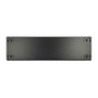 Inter-Tech Placa ciega de 19 pulgadas, negro, 3HE, geklippt