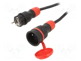 KEL Prolongador de alimentación H05RR-F 3G1,5mm2 10m