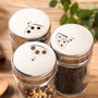 Quttin Set de 24 Especieros de Vidrio e Inoxidable