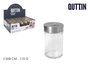 Quttin Set de 24 Especieros de Vidrio e Inoxidable