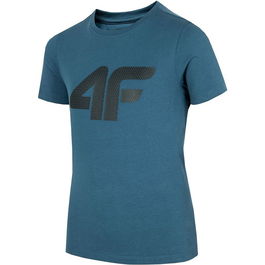 Camiseta de Manga Corta Infantil 4F Melange