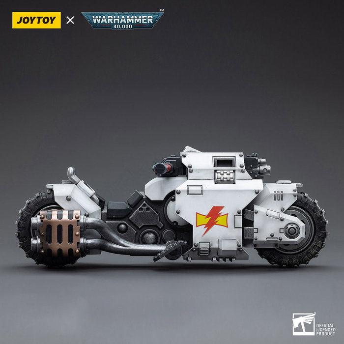 Joy Toy (CN) Warhammer 40k White Scars Raider-pattern Combat Bike 1/18 Joy Toy (CN) Warhammer 40k White Scars Raider-pattern Combat Bike 1/18