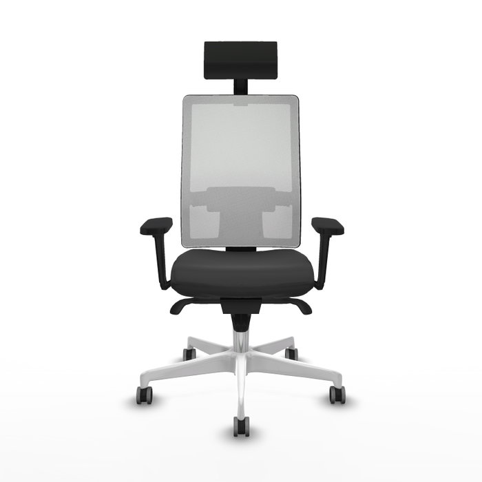PIQUERAS Y CRESPO Silla de oficina Horna Gris oscuro y Blanco PIQUERAS Y CRESPO Silla de oficina Horna Gris oscuro y Blanco