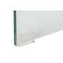 DKD Home Decor Consola de Cristal y MDF en Nogal Marrón