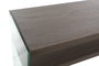 DKD Home Decor Consola de Cristal y MDF en Nogal Marrón