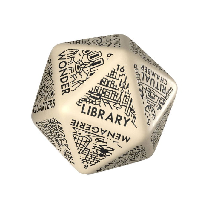 Viridian Jumbo dado Dungeon Room Generator D20 Beige Viridian Jumbo dado Dungeon Room Generator D20 Beige