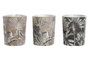 DKD Home Decor Set de 3 Velas de Cera de Parafina Tropical