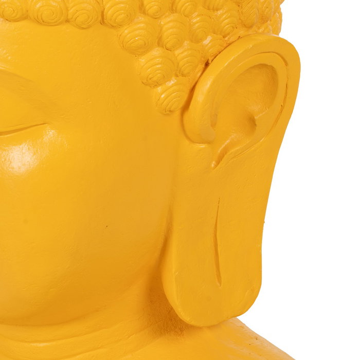 Escultura Buda Amarillo Resina 60,50 X 56 X 108 cm