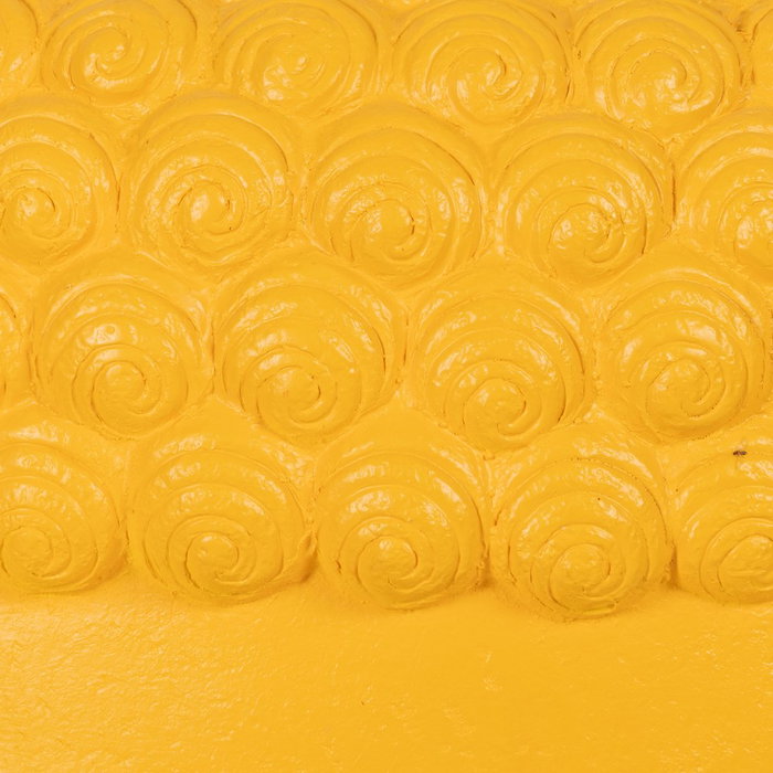 Escultura Buda Amarillo Resina 60,50 X 56 X 108 cm