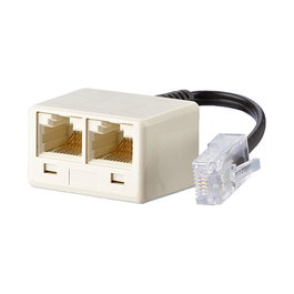 METZ CONNECT UAE Adapter WE8(4)-WE8/WE8 RJ45 Stecker, 0,1m, Blanco