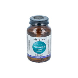 VIRIDIAN Vitamina E 330Mg Natural 30 Cápsulas Vegetales