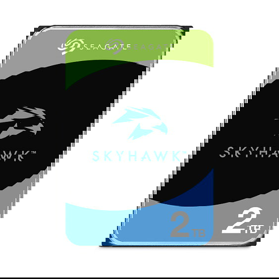 Seagate SkyHawk ST2000VX017 Disco Duro para Videovigilancia 2TB 256MB Cache 3.5" SATA III - Funcionamiento 24/7, RV Sensor, 64 Cámaras