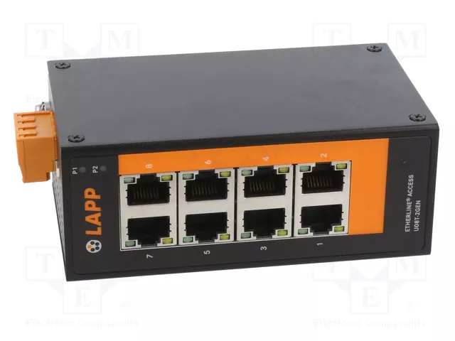 LAPP ETHERLINE ACCESS U U08T-2GEN Switch Ethernet de 8 puertos LAPP ETHERLINE ACCESS U U08T-2GEN Switch Ethernet de 8 puertos
