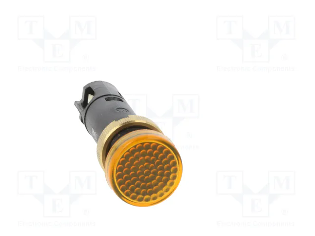SCHNEIDER ELECTRIC Lámpara indicadora LED plana amarilla 12VDC Ø12mm