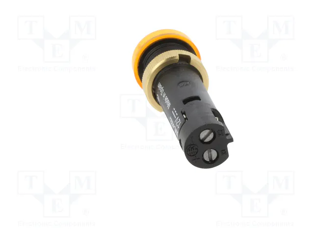 SCHNEIDER ELECTRIC Lámpara indicadora LED plana amarilla 12VDC Ø12mm