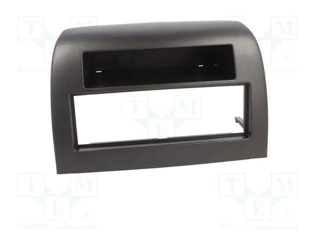 PER.PIC. Bastidor de montaje de radio 1 DIN para Lancia Ypsilon (2003-2011) plateado oscuro