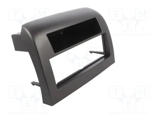 PER.PIC. Bastidor de montaje de radio 1 DIN para Lancia Ypsilon (2003-2011) plateado oscuro