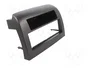 PER.PIC. Bastidor de montaje de radio 1 DIN para Lancia Ypsilon (2003-2011) plateado oscuro