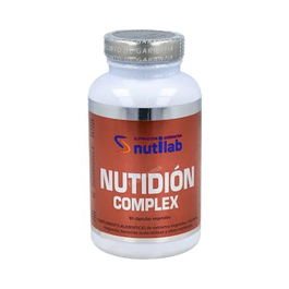 NUTILAB Nutidion Complex 90 Cápsulas | Suplemento Probióticos y Prebióticos para el Sistema Digestivo