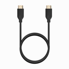 AISENS - CABLE HDMI V2.0 CCS PREMIUM ALTA VELOCIDAD / HEC 4K@60HZ 18GBPS, A/M-A/M, NEGRO, 1.0M