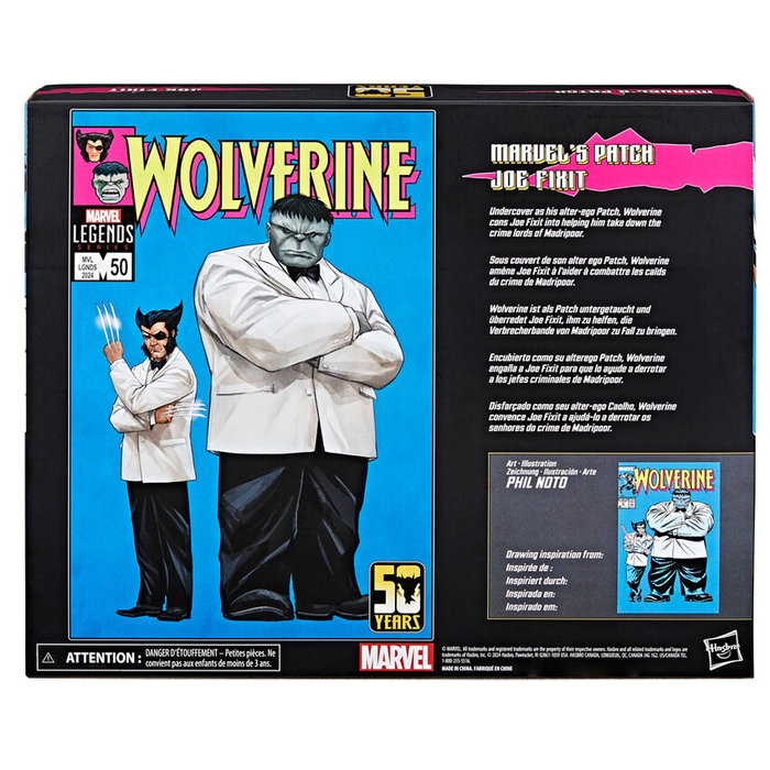 HASBRO Marvel Legends Series Wolverine Figura de Acción Articulada 15cm con Accesorios