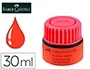 Faber Castell Textliner 1549 Tinta Rotulador Fluorescente Bote 30 ml Rojo