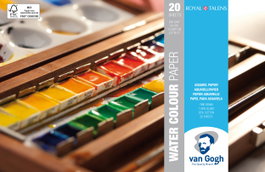 VAN GOGH Bloc de Dibujo Acuarela Grano Fino 135x210 mm 200g (Set de 3)