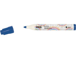 Kreul Rotulador para textil translúcido azul punta bala 2-4mm