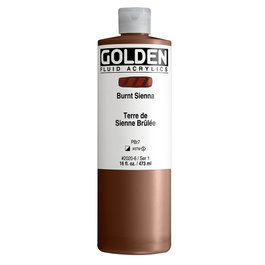 Golden Fluid Colores Acrílicos Tierra de Siena Tostada 473 ml