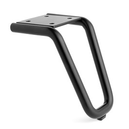 Q&Q Pata Metal Ernice Negro Mate H120mm para Sofás y Muebles