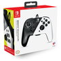PDP Controller Faceoff Deluxe+ Audio - Mando inalámbrico para Nintendo Switch y Switch OLED, Negro/Blanco